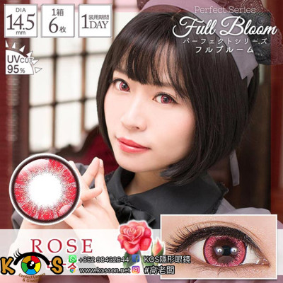 PerfectSeries 1Day Full Bloom Rose パーフェクトシリーズワンデー フルブルーム ローズ PerfectSeries 1Day Full Bloom Rose パーフェクトシリーズワンデー フルブルーム ローズ